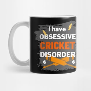 Obsessive Cricket Disorder Mug